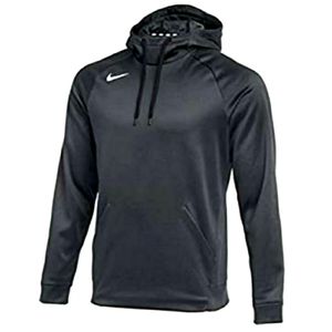 MEN'S NIKE THERMA PULLOVER HOODIE DARK GRAY ANTHRACITE  WHITE XL, Extra Large